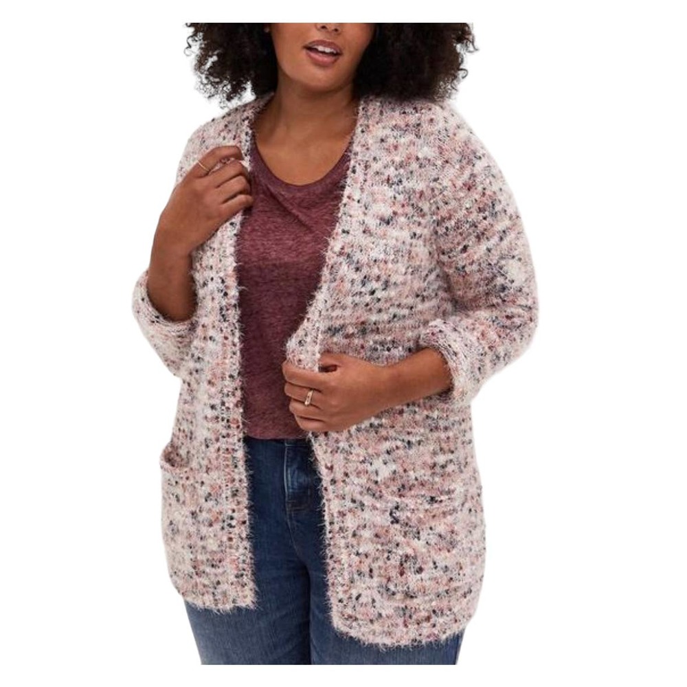 Torrid (2) Knit Open Front Cardigan